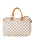 Speedy 30, &pound;640, Handbags, Blue/White, Canvas, Front view